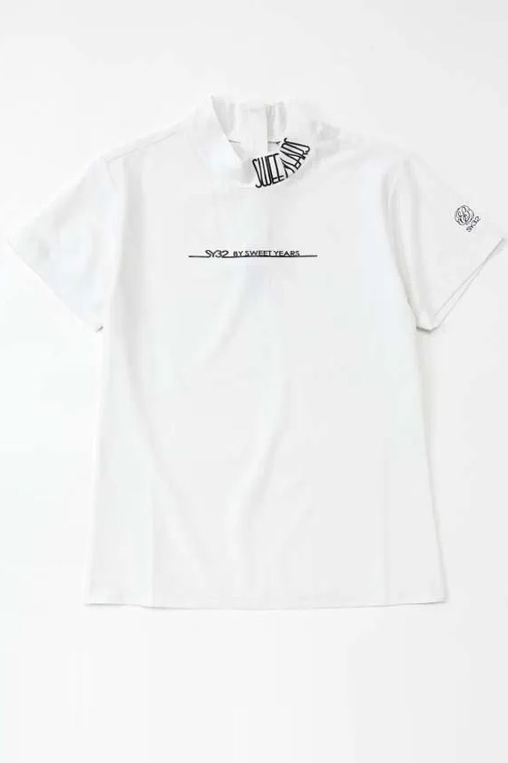 【26SS】【レディース】 BOSELLI MOCK / モックネック Tシャツ (ホワイト)*