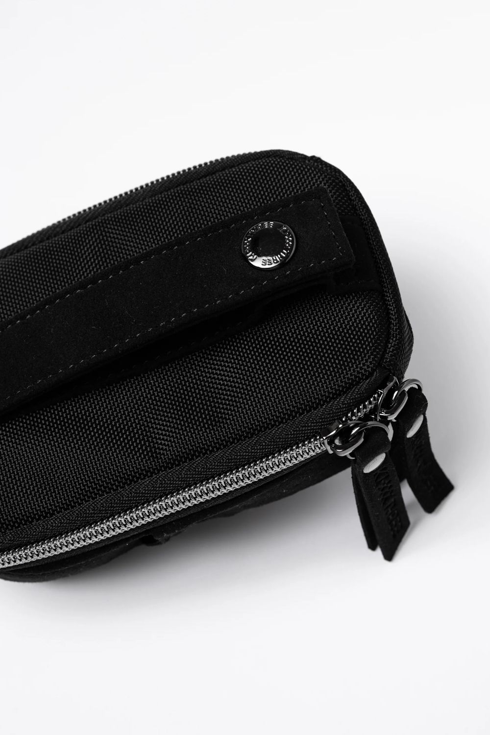 【26AW】 NYLON BASKET BALL POUCH / バスケット織ナイロン ボールポーチ (ブラック)