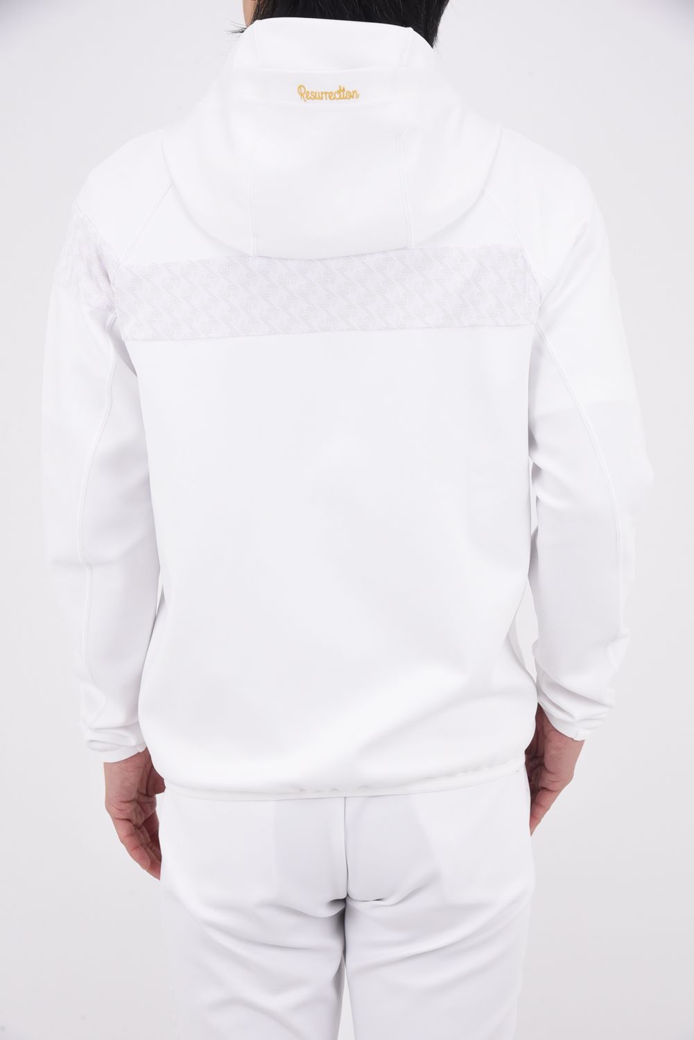 【26SS】 GM ACCENT LINE ZIP UP PARKER / モノトーンシリーズ アクセントライン ジップアップパーカー (ホワイト)*