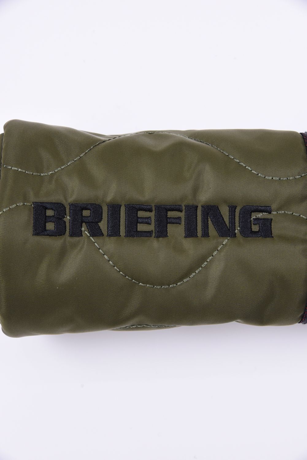【26AW】 BARREL UTILITY COVER QUILTED LTD / キルティングナイロン バレル型  ユーティリティカバー (オリーブ)