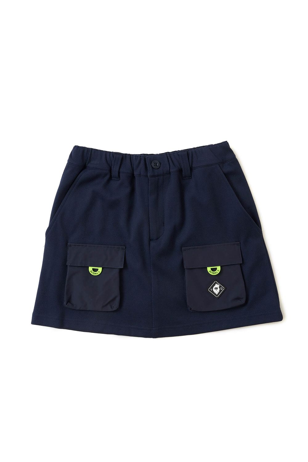 【26AW】 【レディース】 ARC TAG SKIRT / シボ素材 フロントポケット スカート (ネイビー)