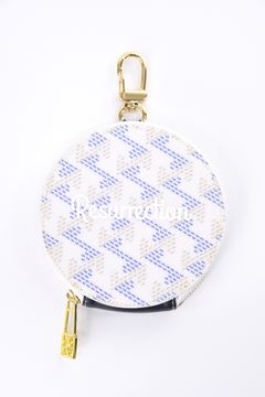 【プレゼント好適品】 MURRELET (マーレット) / ブランドオリジナルテキストスタイル ミニポーチ (オーシャンホワイト)*