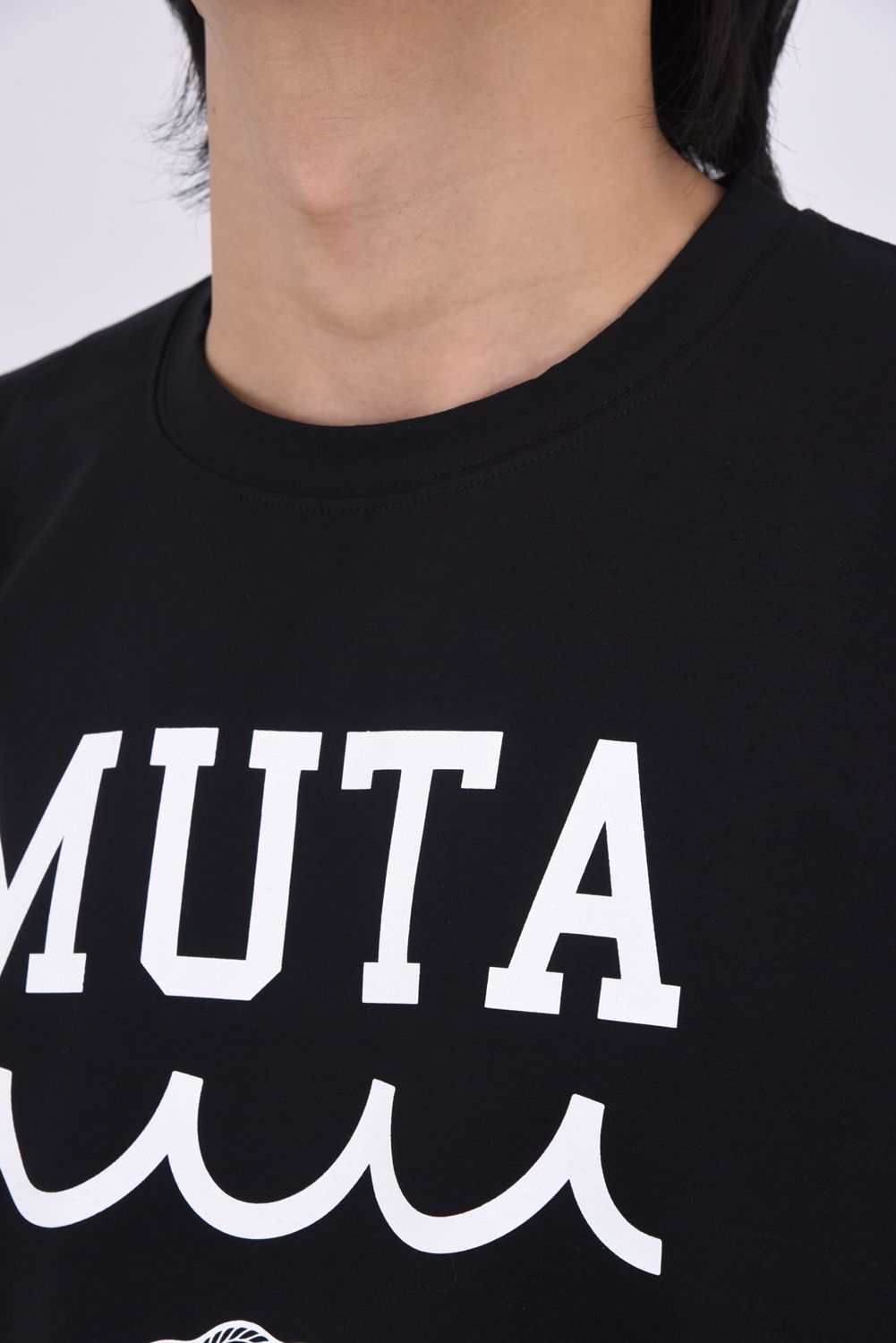 【26SS】 COLLEGE LOGO STRETCH T-SHIRTS / カレッジロゴ Tシャツ (ブラック)