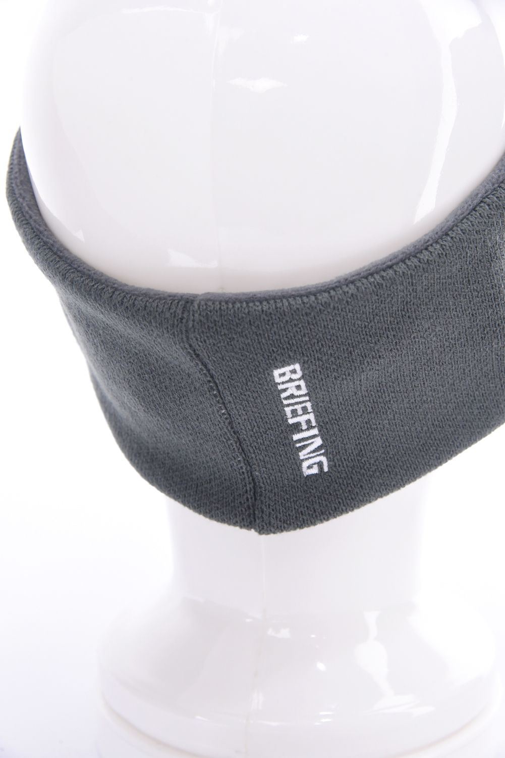 KNIT VISOR / ブランドロゴジャカード ニットサンバイザー (グレー)