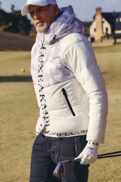 CENTER LOGO  HOODY / バックロゴ パデッドジャケット (ホワイトカモ) 『LEON1月号P193掲載商品』