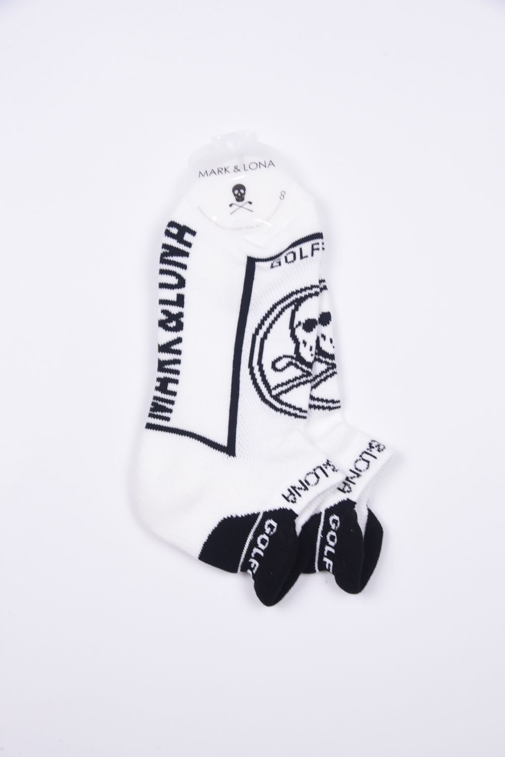 【26SS】【レディース】 ROUND SKULL ATHLETIC LOW SOCKS / サークルスカルジャカード スニーカー丈 ローソックス (ホワイト)