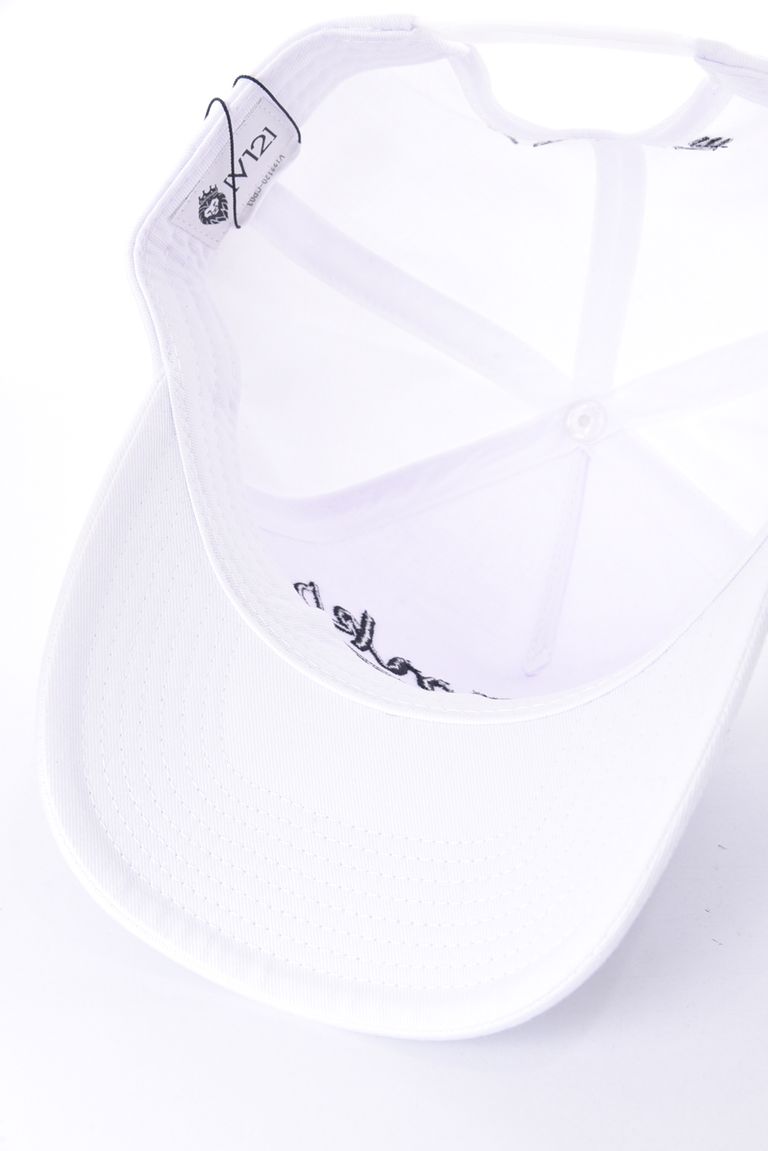 V12 - SHANKS CAP / 3D刺繍 キャップ ホワイト | GOSSIP GOLF
