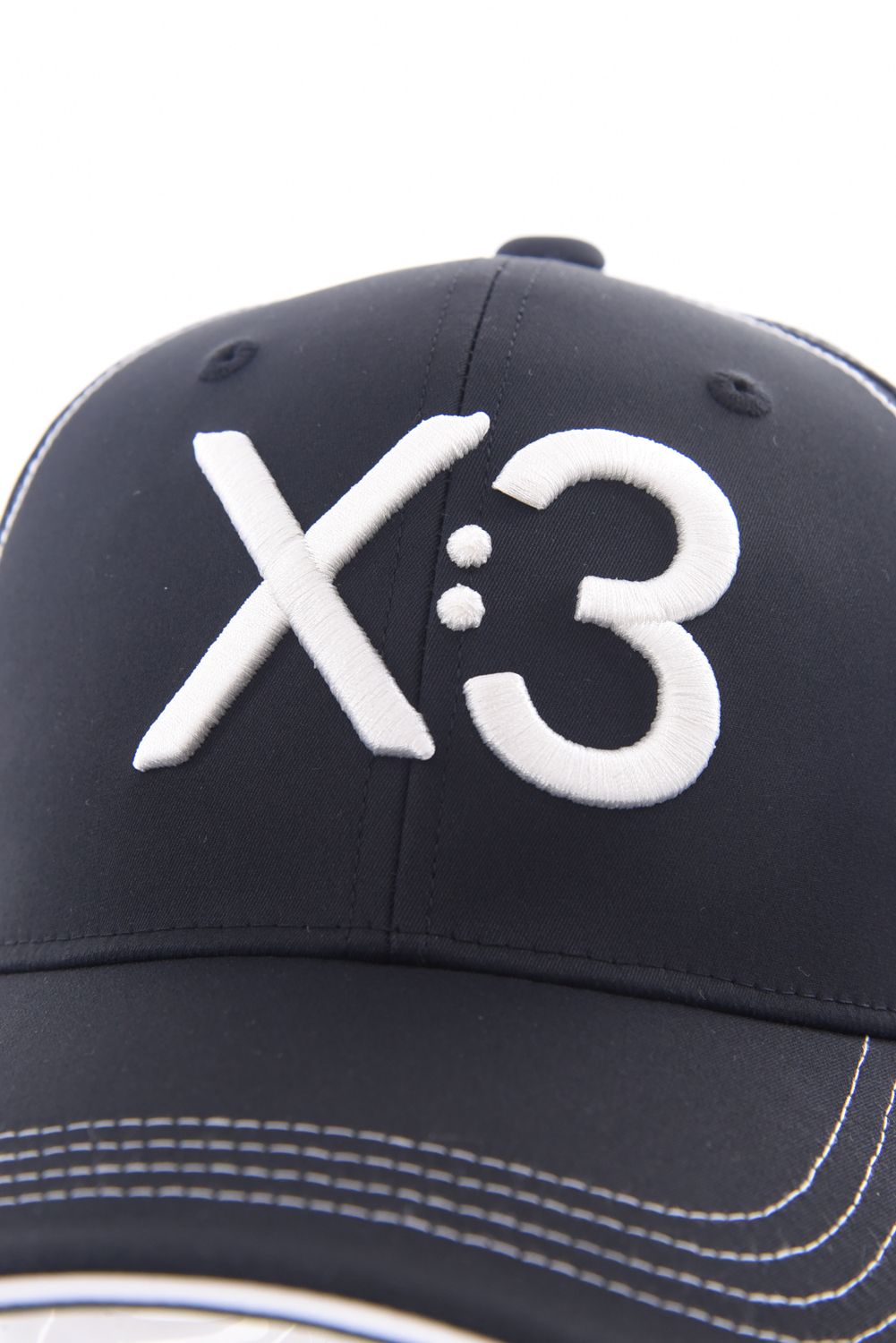 LOGO CAP / 立体ロゴ刺繍 キャップ (ブラック)