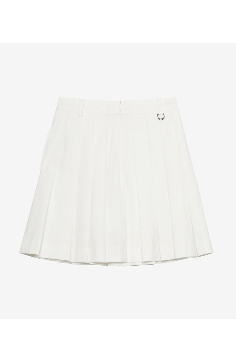 【26SS】【レディース】 PLEATS SKIRT / トリコット素材 ドライスムース プリーツスカート (インナーパンツ一体型) (ホワイト)