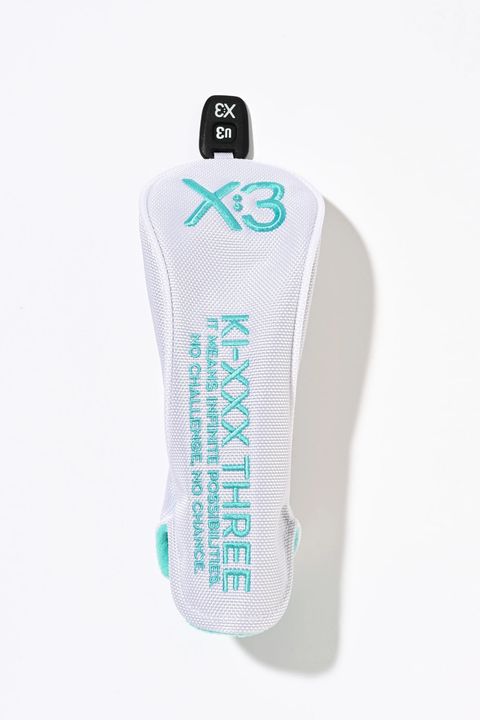 【先着順にてお取り寄せ】【銀行振込・代金引換不可】【返品・交換不可】 UTILITY COVER / ユーティリティヘッドカバー (ホワイト/ターコイズ) (ご注文から1週間ほどで入荷予定)