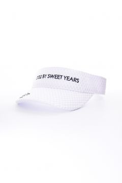 【26SS】 MESH EMB SUN VISOR / メッシュ ロゴ刺繡 サンバイザー (ホワイト)