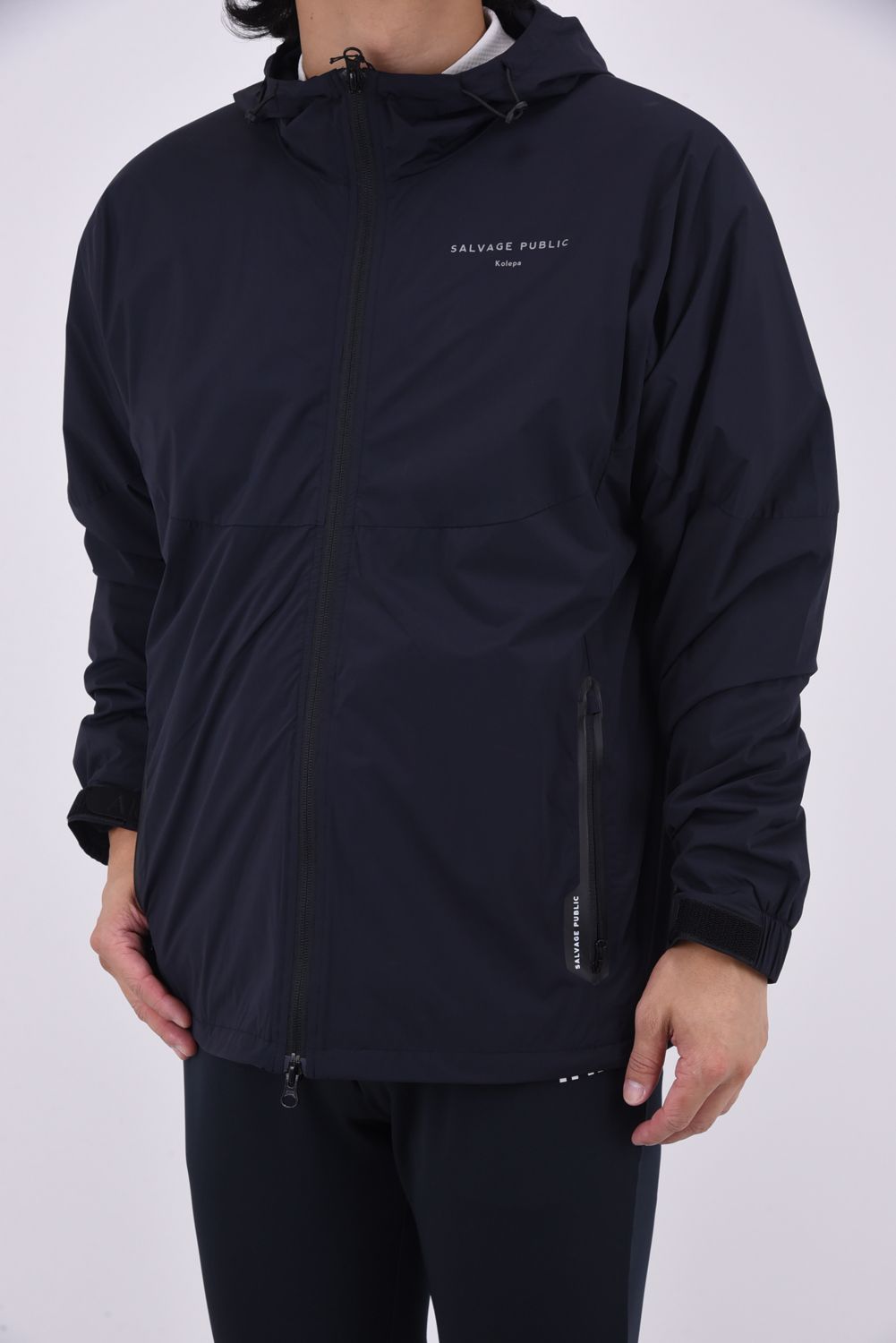 新品　サルベージパブリックコレパ　中綿ブルゾン　ジャケット　ブラック　ゴルフ　M サルベージパブリックコレパ SALVAGE PUBLIC Kolepaの商品