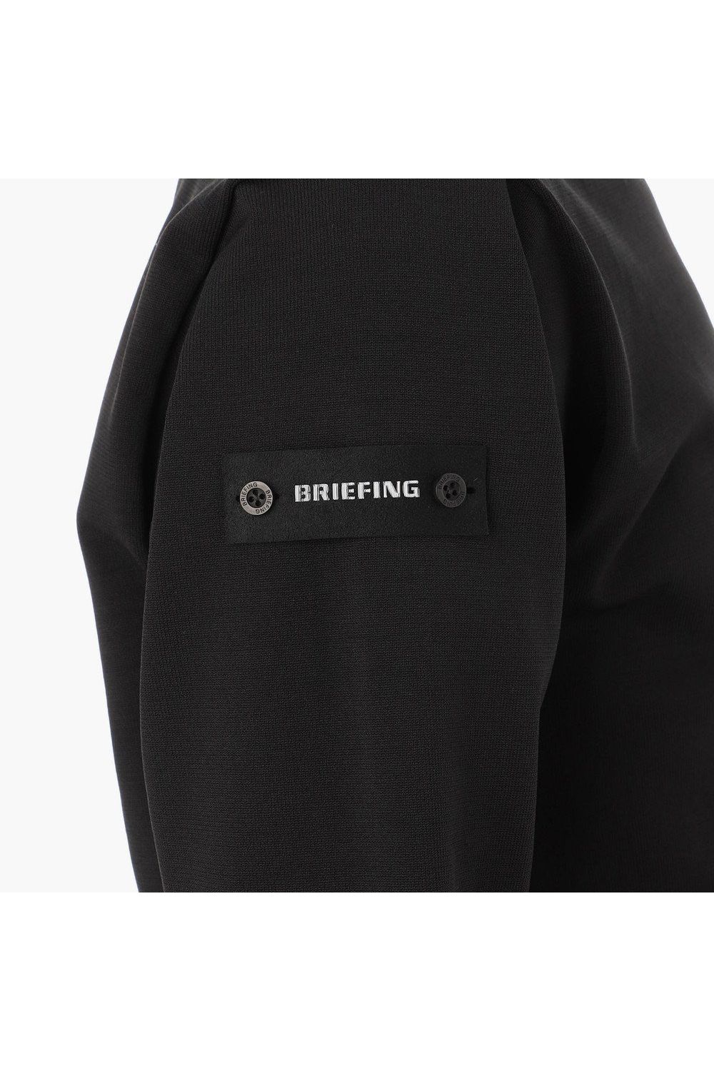 【26AW】 MEN’S PLANE KNIT CREWNECK / ブランドロゴ クルーネックニット (ブラック)