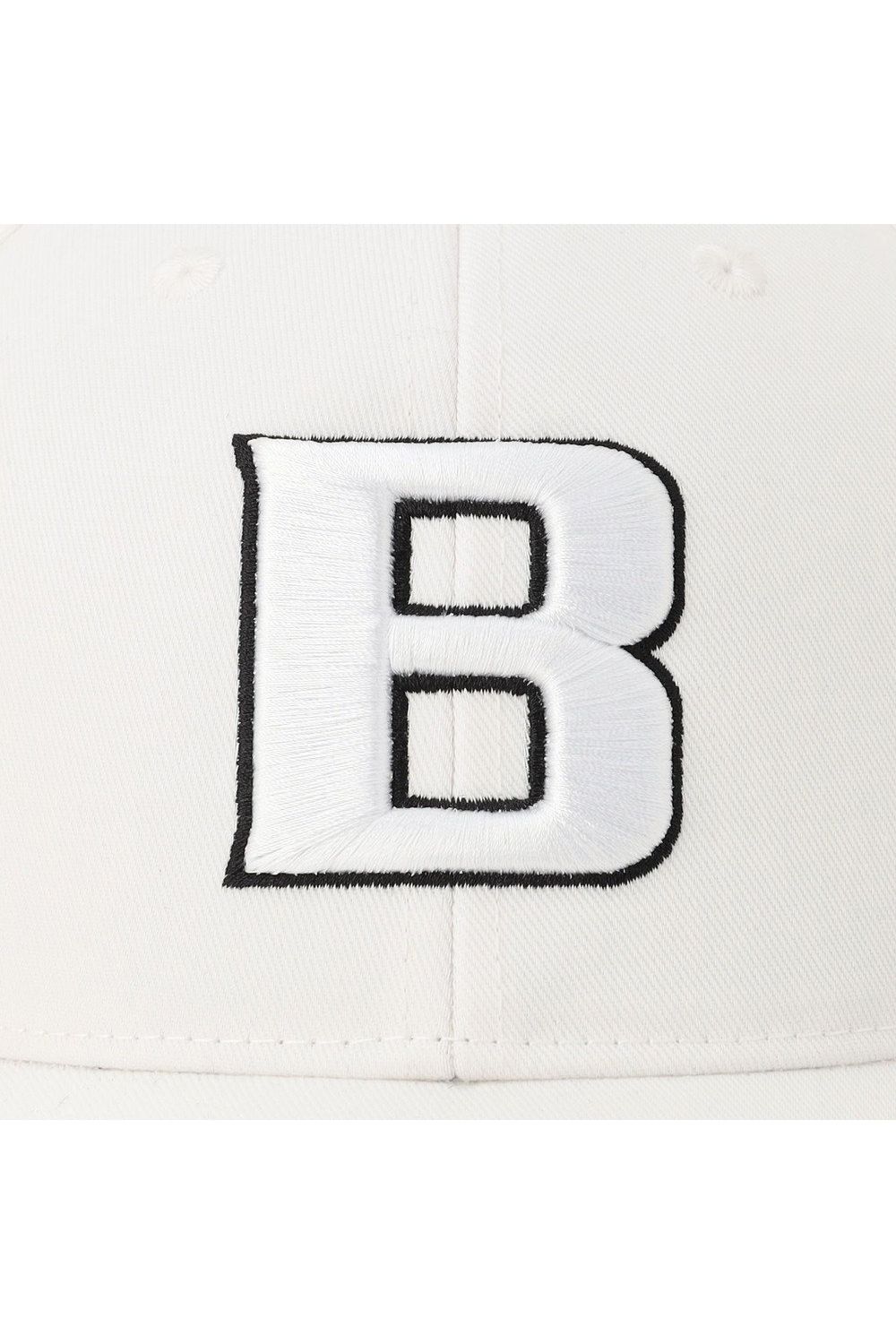 【26SS】 MEN’S INITIAL CAP / ブランドイニシャル刺繍 キャップ (ホワイト)