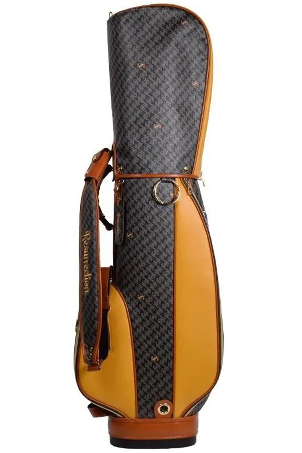 【銀行振込・代金引換不可】【返品・交換不可】【10周年記念カラー】 RALLINA  No.3 (ラリーナ) / ブランドオリジナルテキスタイル カートタイプ キャディバッグ (クラシックブラック)*