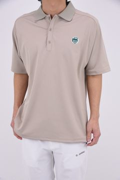 【2026SS】 Alohea Tech Polo SS (Pitch&Run) / ショートスリーブ ポロシャツ (ベージュ)