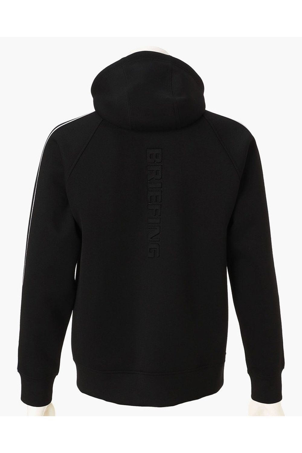 【26AW】 MEN’S WARM LINE PARKA / ダンボールニット サイドライン ジップアップパーカー (ブラック)