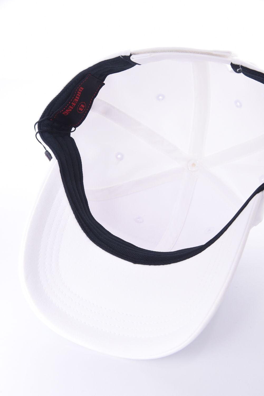 【26SS】 MEN’S ROUND LOGO CAP / アシンメトリー ラウンドロゴ キャップ (ホワイト)