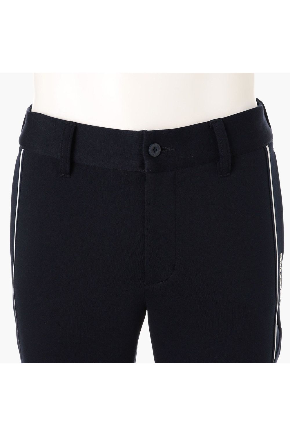 【26AW】 MEN’S WARM LINE JOGGER PANTS / ダンボールニット サイドライン ジョガーパンツ (ネイビー)