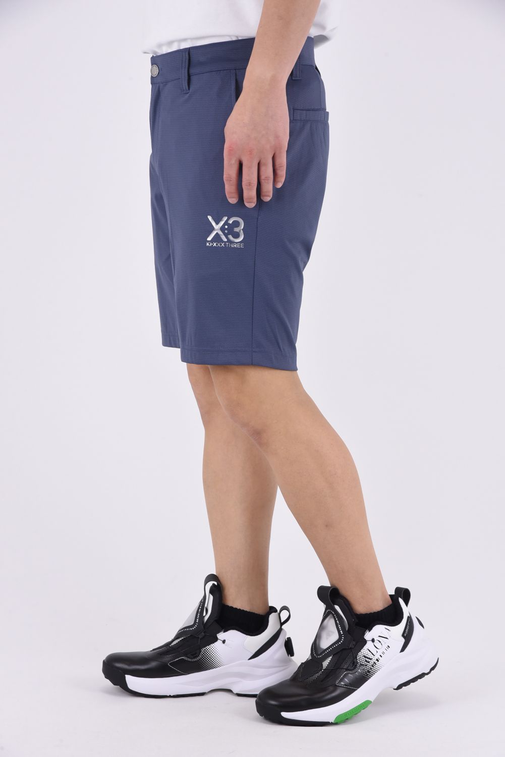 KI-XXX THREE - 【25SS】 SHORT PANTS / ブランドロゴ ショート