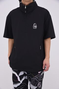 【2026SS 木村拓哉さん着用 VOL.4】 QUADRA AIR MESH 2-WAY PULLOVER / リバーシブル ショートスリーブプルオーバー (ブラック)