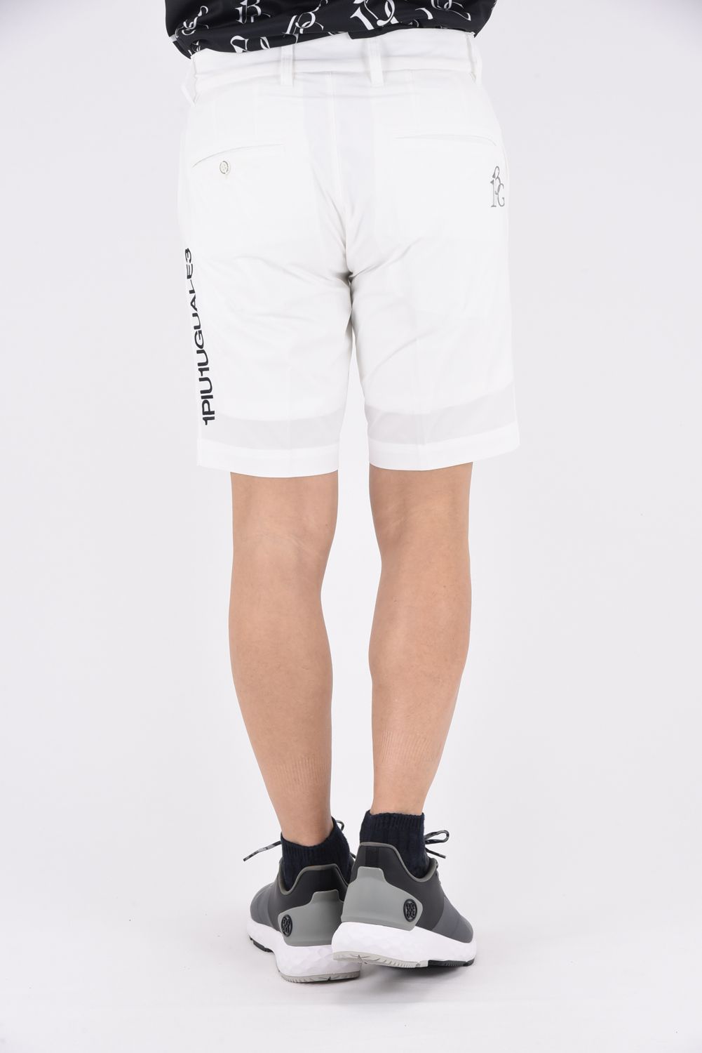 BASIC SHORT PANTS / ブランドロゴ ベーシック ショートパンツ (ホワイト)