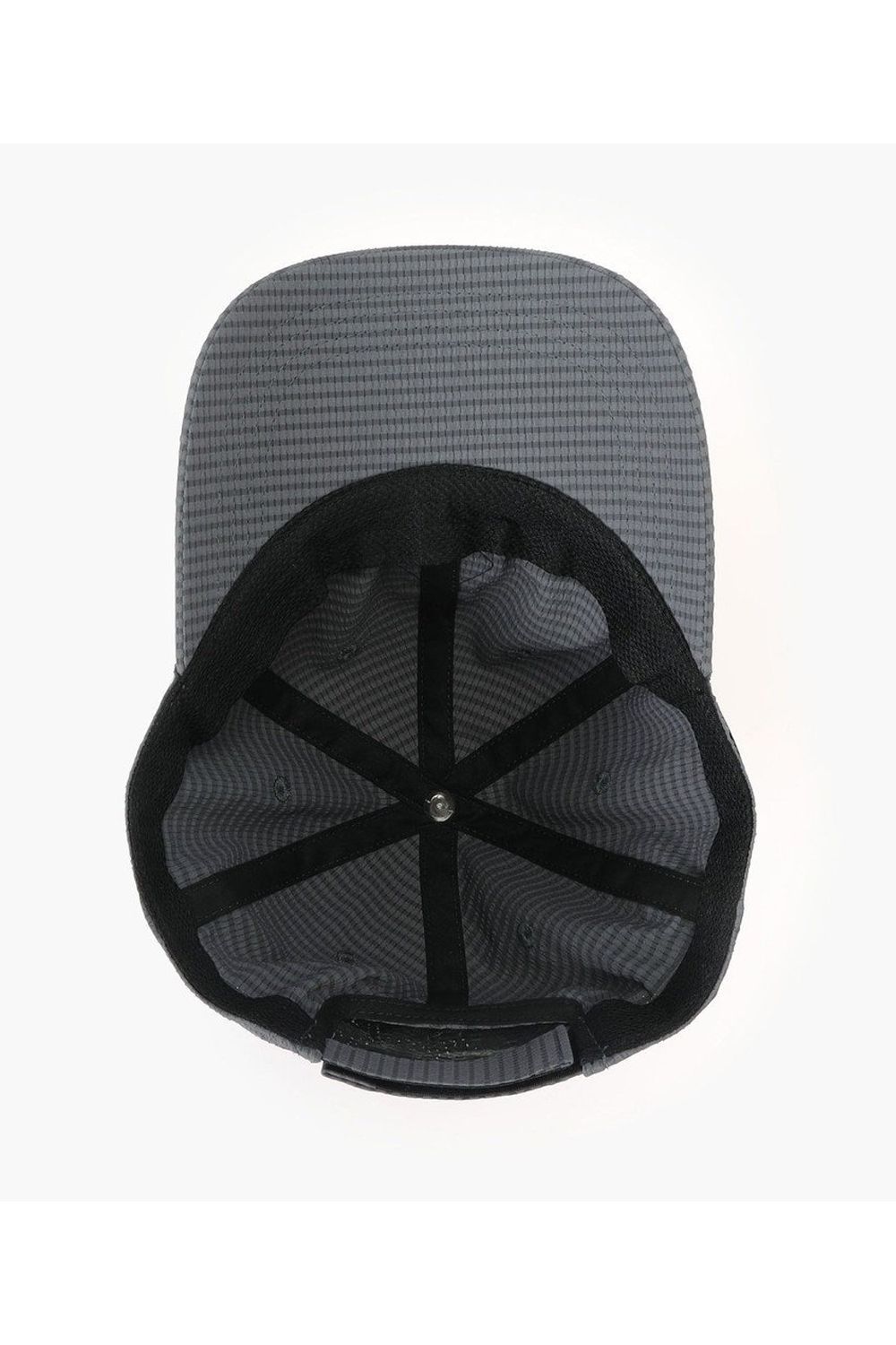 【26SS】 MEN’S SEERSUCKER CAP / シアサッカー ダイヤモンドロゴ キャップ (チャコール)