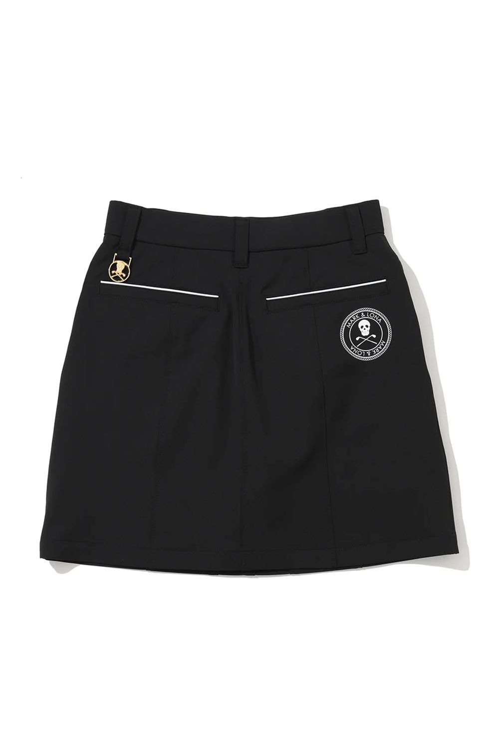 【26SS】【レディース】 LEXA DIAGONAL FUNCTION SKIRT / ポリエステルツイル モノトーン ダイアゴナルライン タイトスカート (インナーパンツ一体型) (ブラック)