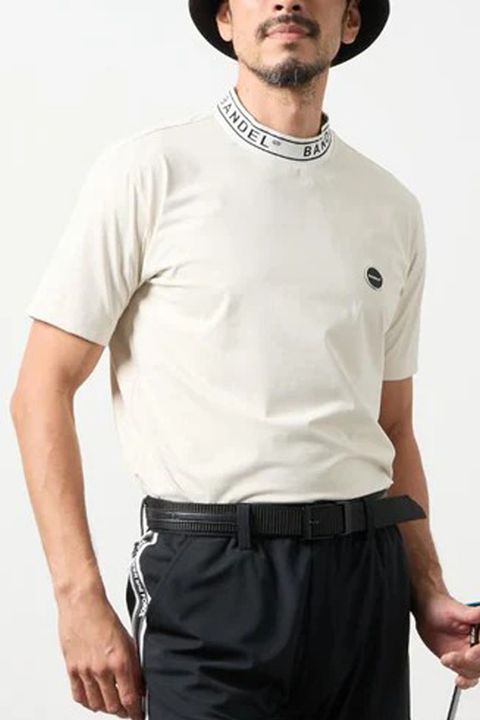 【26SS】 JACQUARD MOCK NECK / ジャガードモックネックシャツ (オフホワイト)