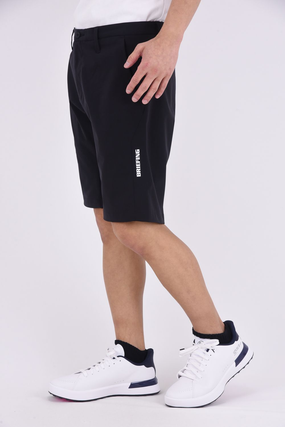 【26SS】 MEN'S WR NYLON SHORT PANTS / 超撥水糸 ストレッチナイロン ショートパンツ (ブラック)