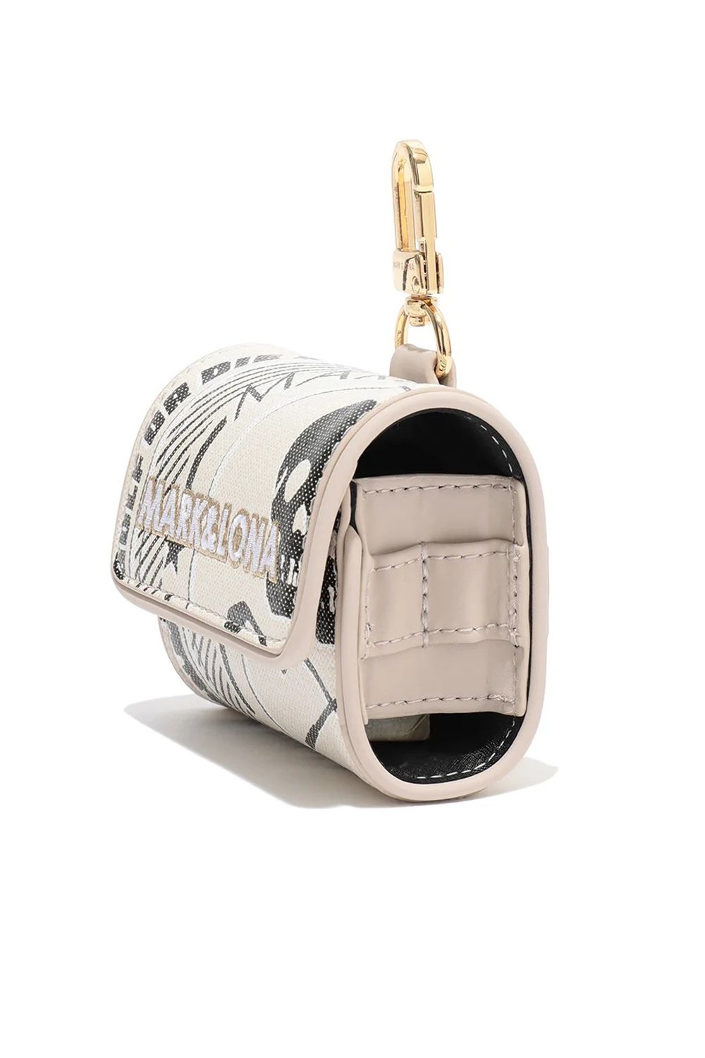 【26AW】 ATLAS SIGNATURE BALL POUCH / アイアンスカル シンセティックレザー 多機能ボールポーチ (アイボリー)