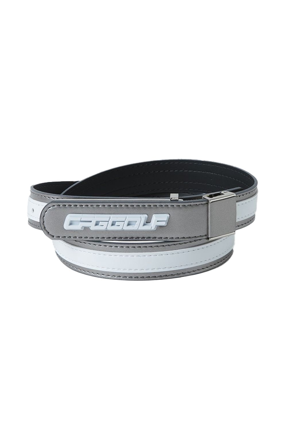 CPG GOLF - SMART LOGO BUCKLE BELT / 3Dブランドロゴ 細幅ベルト