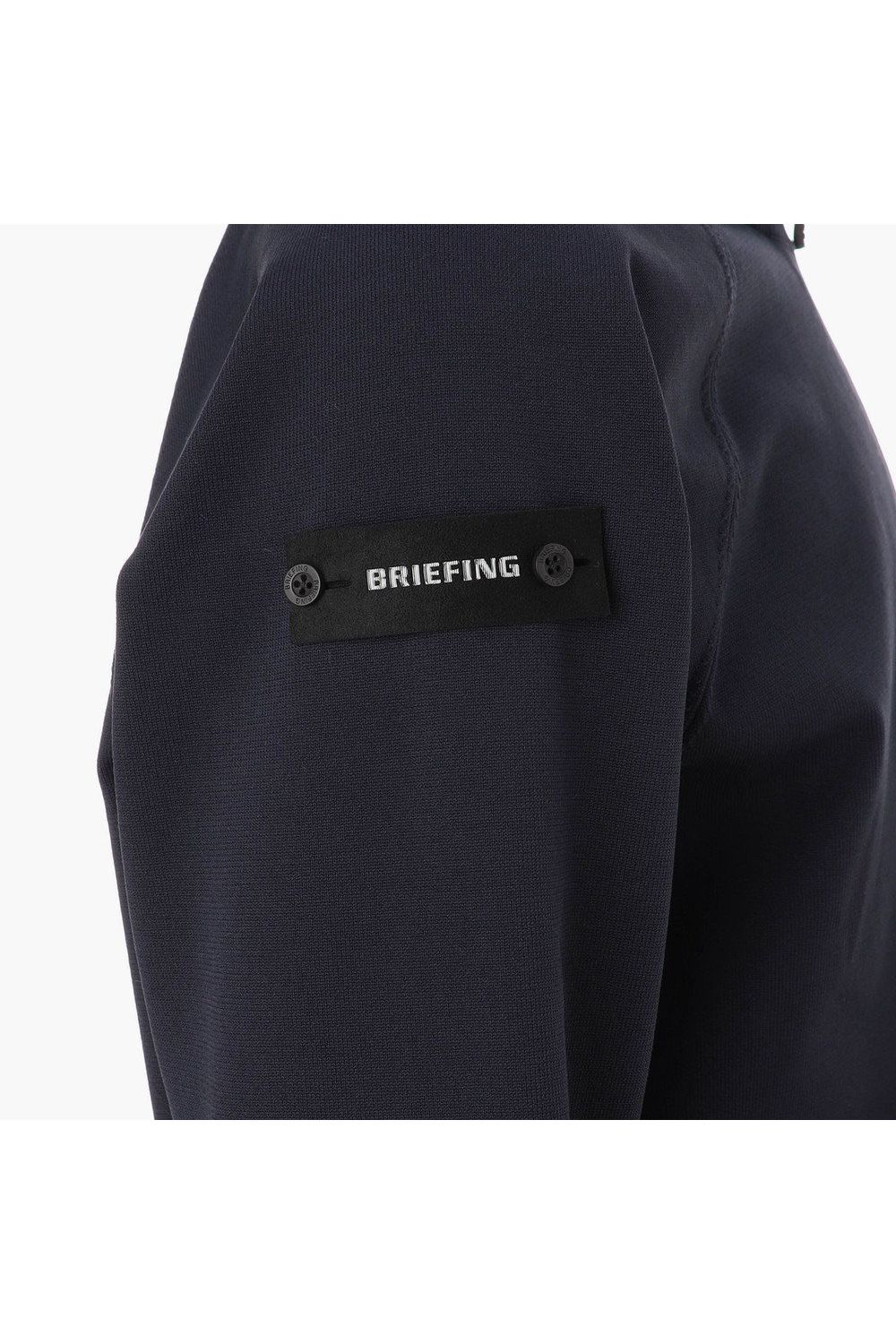【26AW】 MEN’S PLANE KNIT HALFZIP / BGロゴ ハーフジップニット (ネイビー)