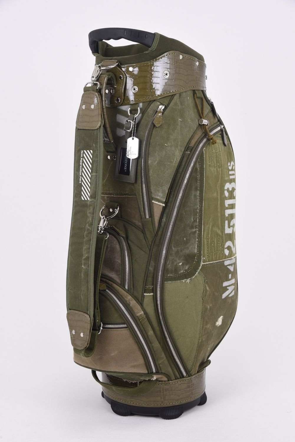 【銀行振込・代金引換不可】【返品・交換不可】 ミリタリーマテリアル キャディバッグ