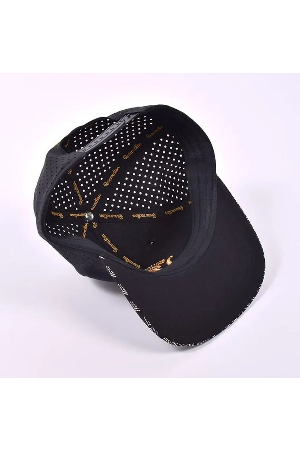 【26SS】 GM BRIM PUNCHING MESH CAP FLAT / パンチングメッシュ フラットキャップ (ブラック)