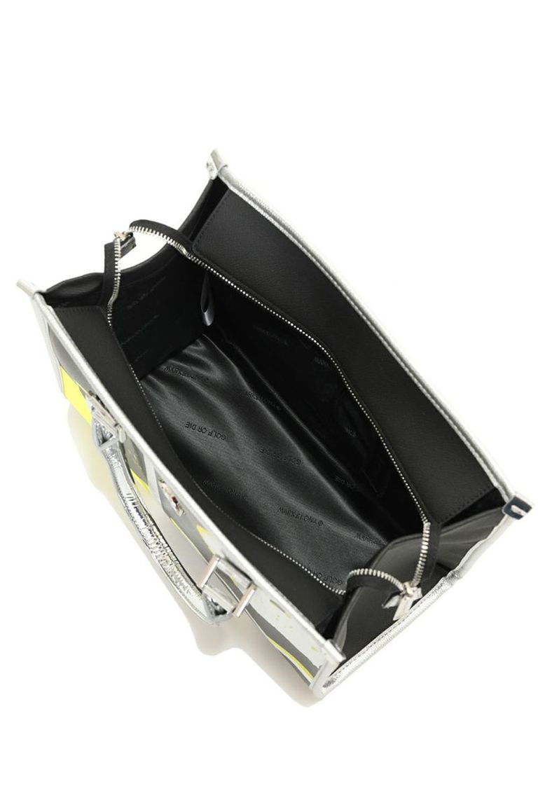 MARK&LONA - CRAY METALLIC CART BAG / シンセティックレザー アイアン 