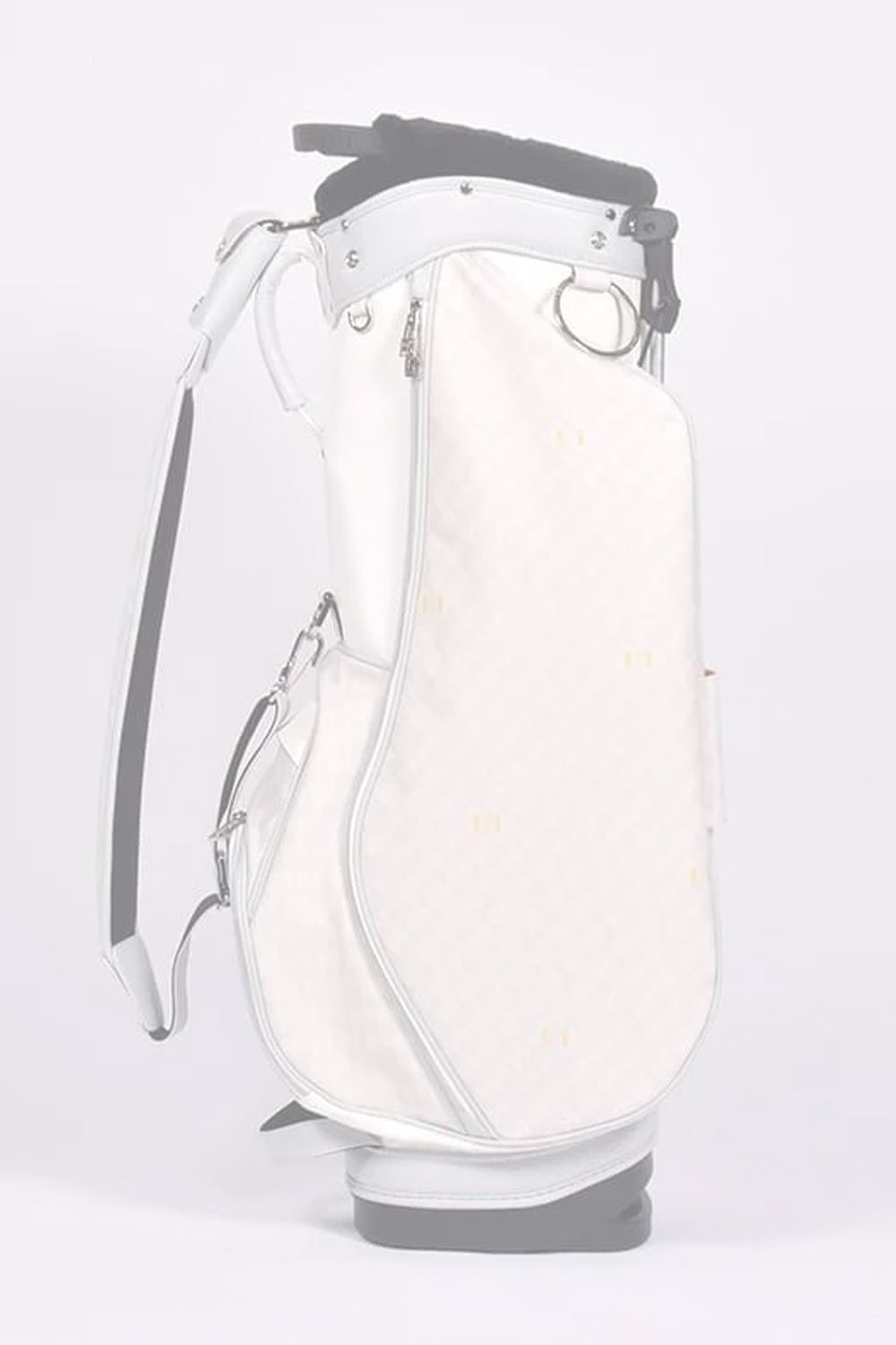 【26SS】【銀行振込・代金引換不可】【返品・交換不可】 PAVO (パーヴォー) / ブランドオリジナルテキスタイル スタンドキャディバッグ (モノホワイト)*