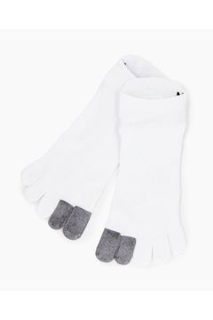 【26SS】 MEN'S CORDURA 5-TOE SOCKS / コーデュラコットン 5本指ショートソックス (ホワイト)