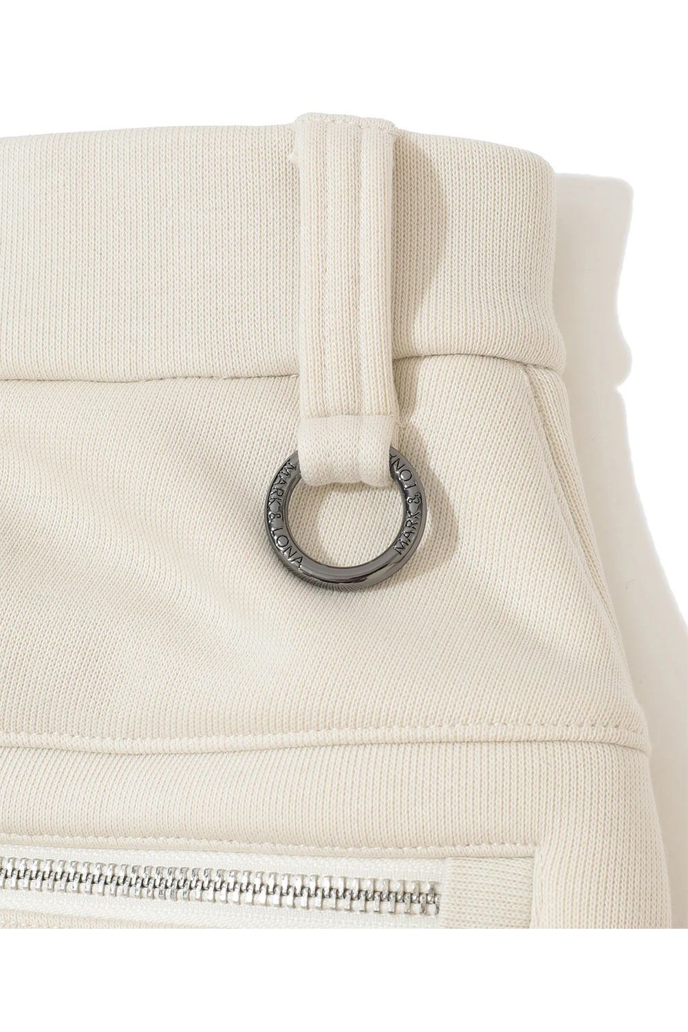 【2025AW】 PANTS / 裏フリース スウェット素材 スリムフィット ロングパンツ (オフホワイト)