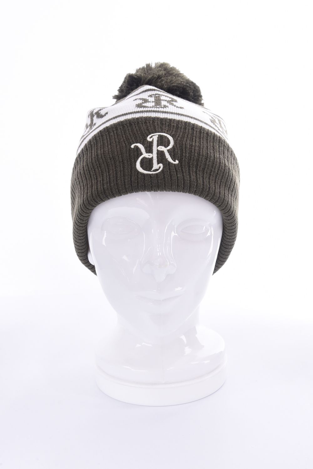 Resurrection - RR LOGO POM POM KNIT CAP / RRロゴポンポンニット