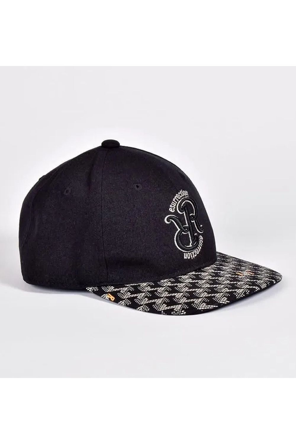 【26AW】GM BRIM CAP LANATEC / RRロゴ刺繍 オリジナルテキスタイル ブリムキャップ(フラット） (ブラック)