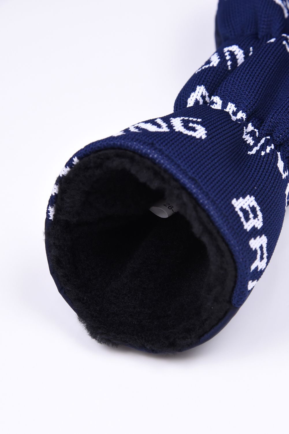 【26SS】 LOGO KNIT FAIRWAY WOOD COVER / 異素材ハイブリッド フェアウェイウッドカバー (ネイビー)
