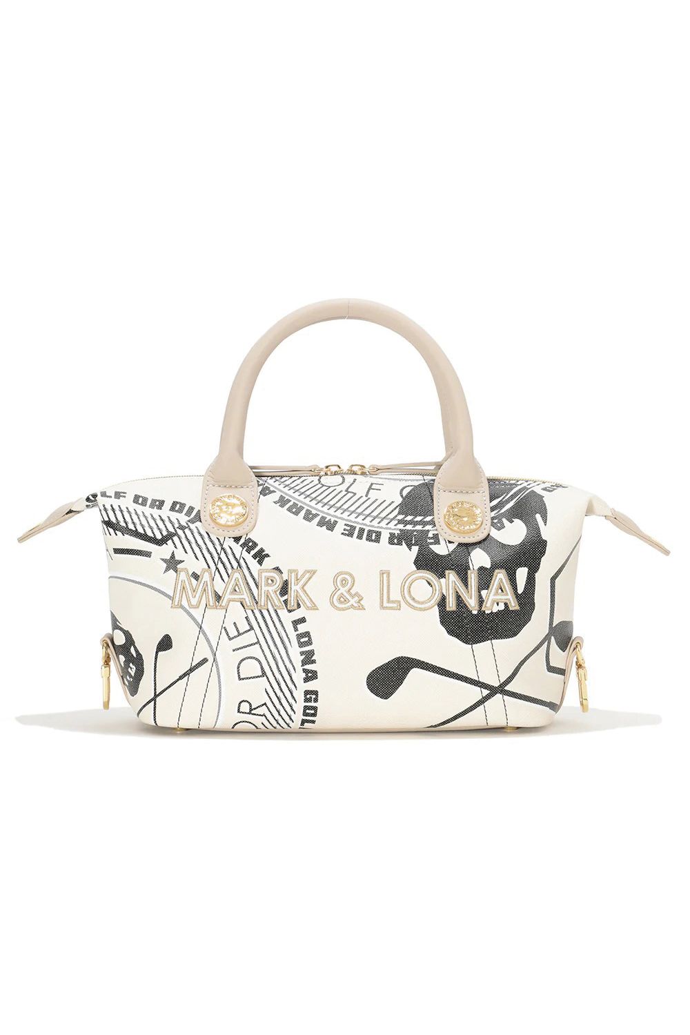 【2026SS 木村拓哉さん着用 VOL.3】 ATLAS CONVERTIBLE CART BAG / アイアンスカル シンセティックレザー 2WAYカートバッグ (ベージュ) (2月18日入荷予定)