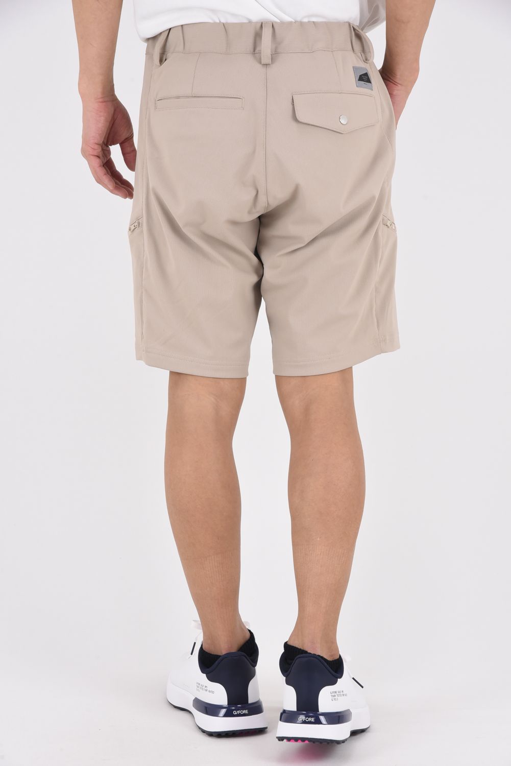 【26SS】 Alohea Trubeaute Tech Shorts / トリコットメッシュ ZIPポケット ショートパンツ (ベージュ)