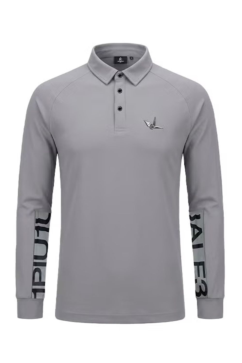 【26AW】 Sleeve LogoLong Sleeve Polo / 長袖ポロTシャツ (グレー)