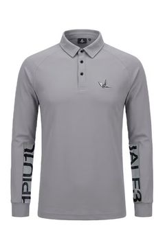 【26AW】 Sleeve LogoLong Sleeve Polo / 長袖ポロTシャツ (グレー)