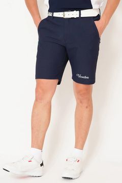 【26SS】 AIRY AWA SHORTS / ワッフル生地 ブランドロゴ ショートパンツ (ネイビー)