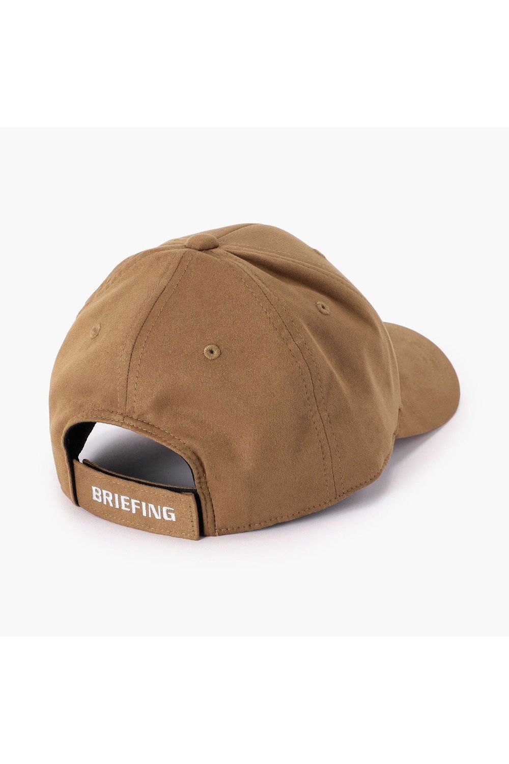 【26AW】 MEN’S SUEDE SMALL BG LOGO CAP / スウェード素材 スモールBGロゴ キャップ (ベージュ)