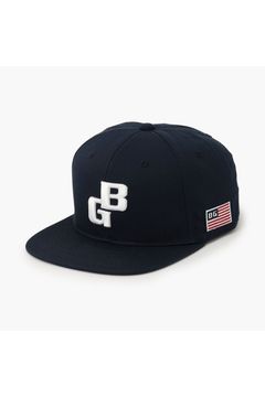 【26SS】 MEN’S BG LOGO FLAT VISOR CAP / BGロゴ フラットキャップ (ネイビー)
