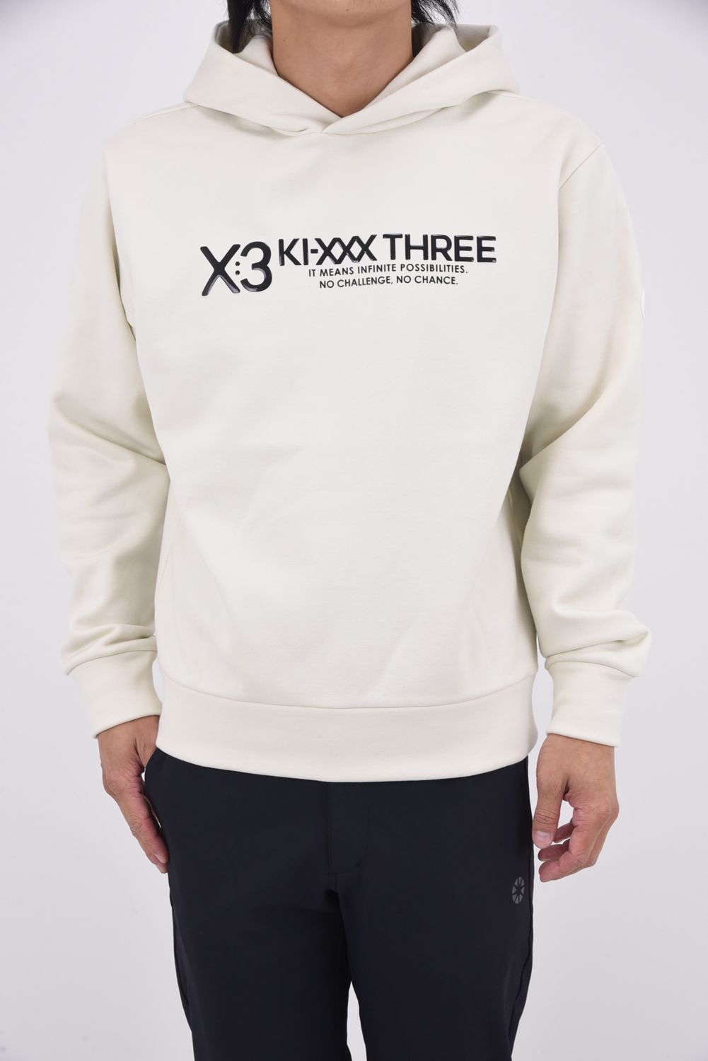 【25AW】 ACTIVE LOGO HOODIE / アクティブ ロゴ フーディー (オフホワイト)